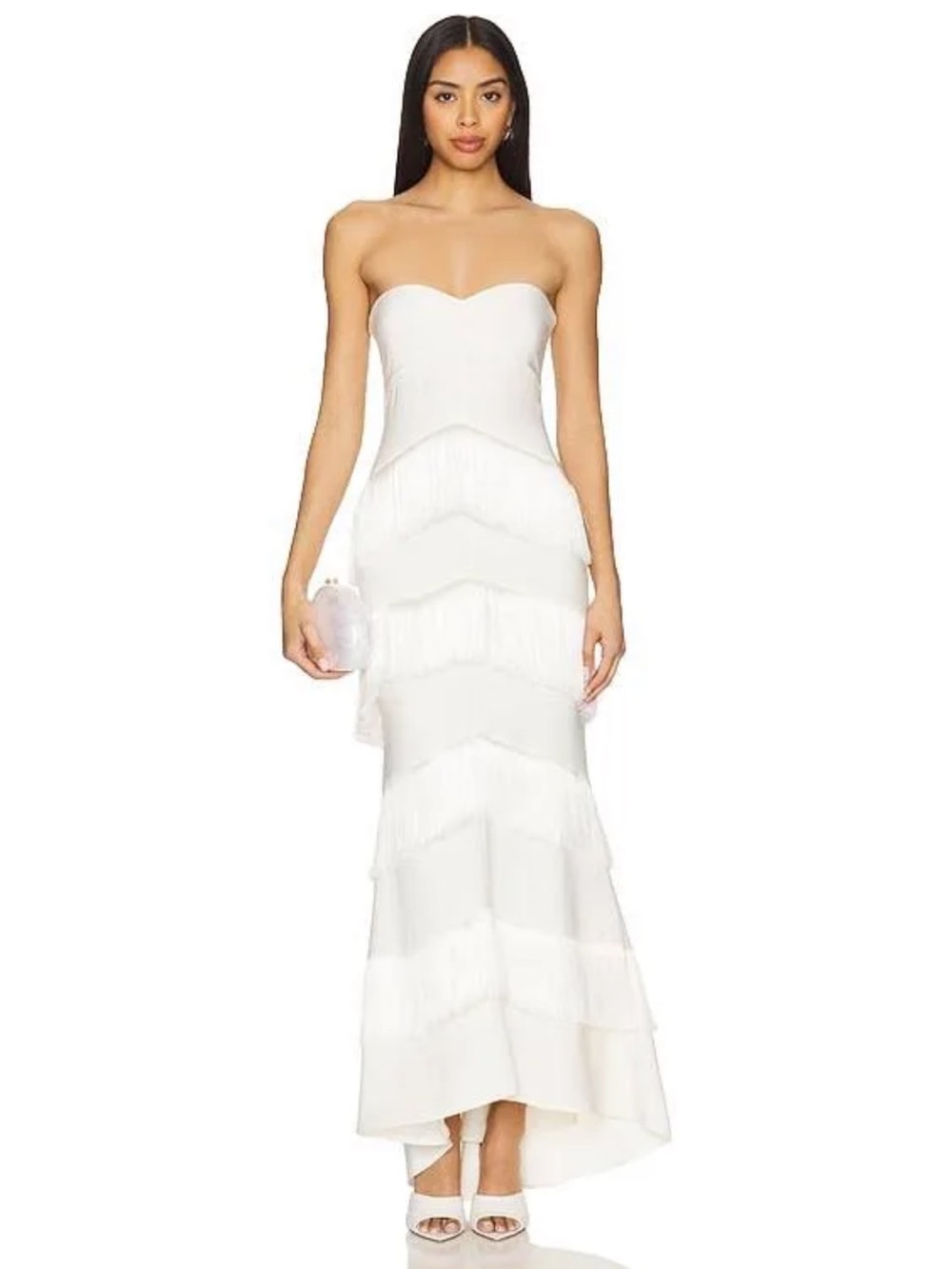 House of Harlow Hera Ivory Fringe Dress!